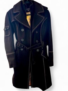 Women’s wool trench coat